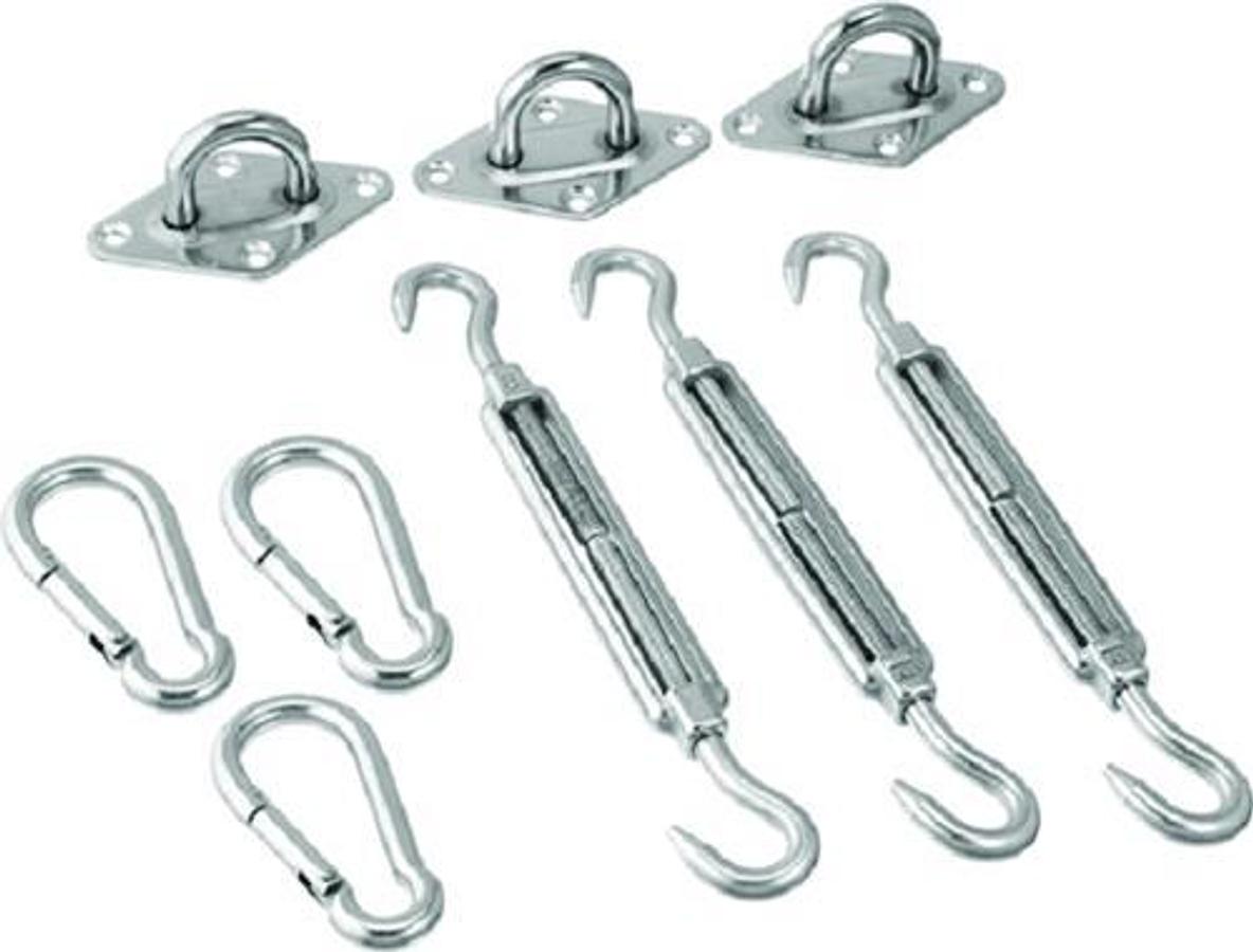 Mounting Hardware for Triangular Sail Shades