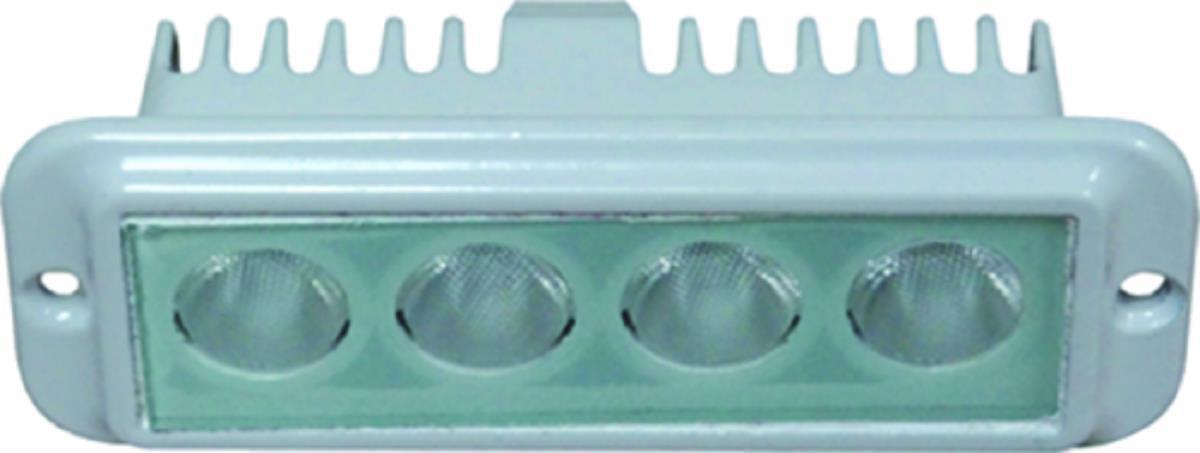 LED Flush Mount Spreader Light - 10-30V - White