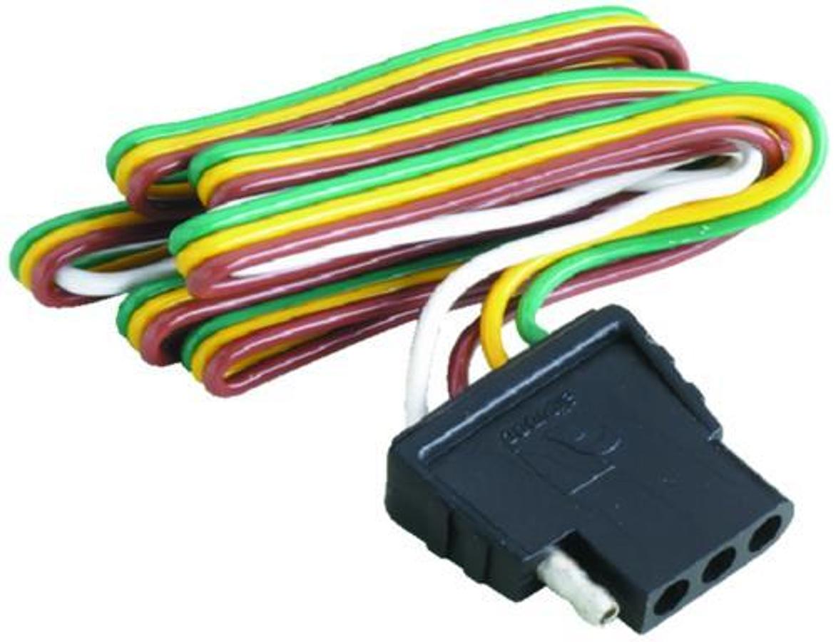 Wiring Harness/Connector 4-Way Flat - 48in. Socket