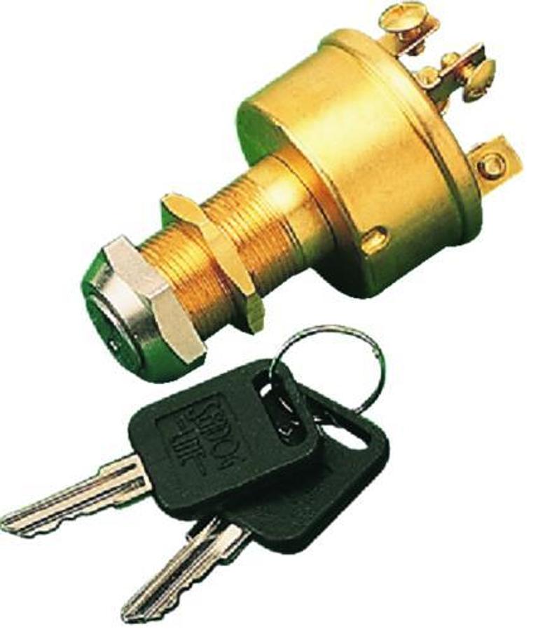 3-Position Polyester Magneto Style Ignition/Starter Switch