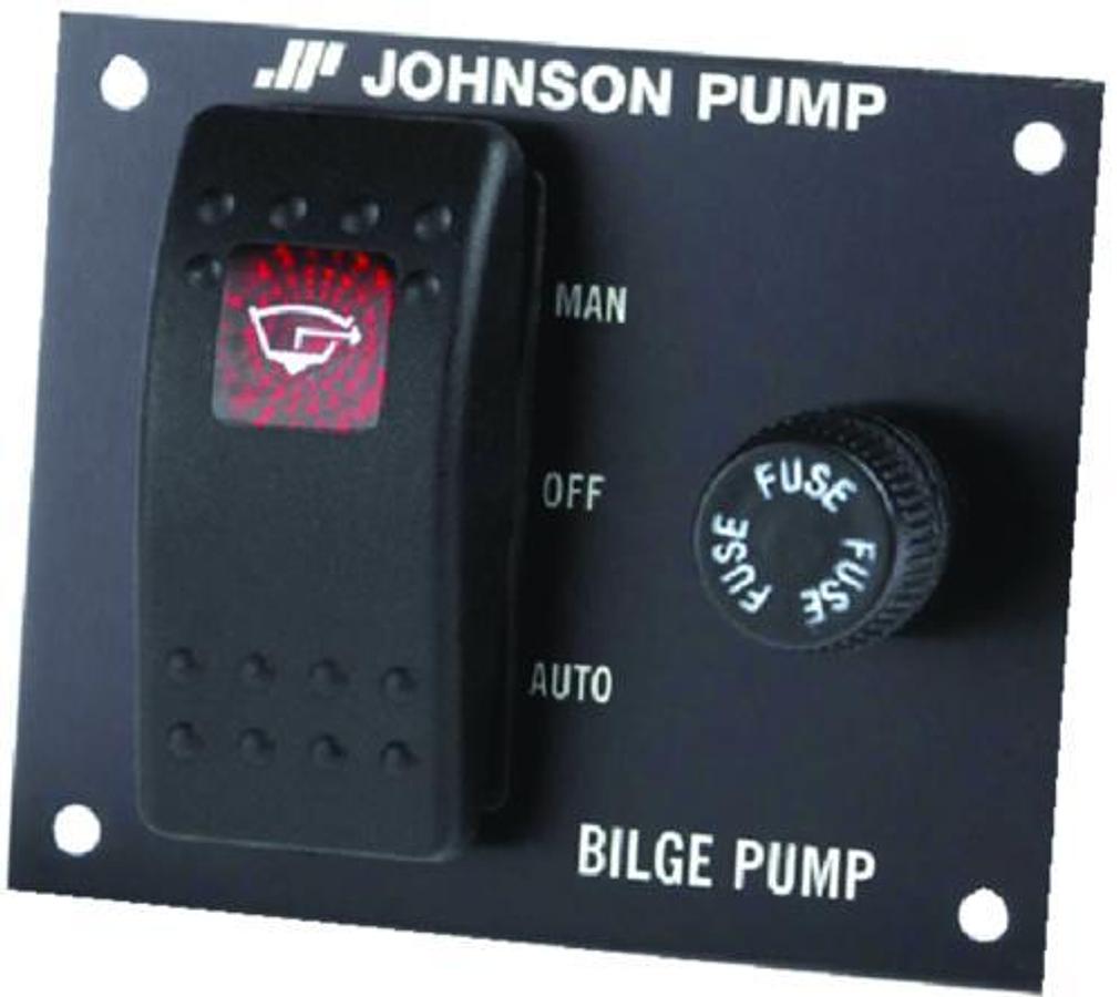 Bilge Pump Control Switch - On/Off/Auto - 24 Volts - 3in. x 2-1/8in. x 1-1/2in.