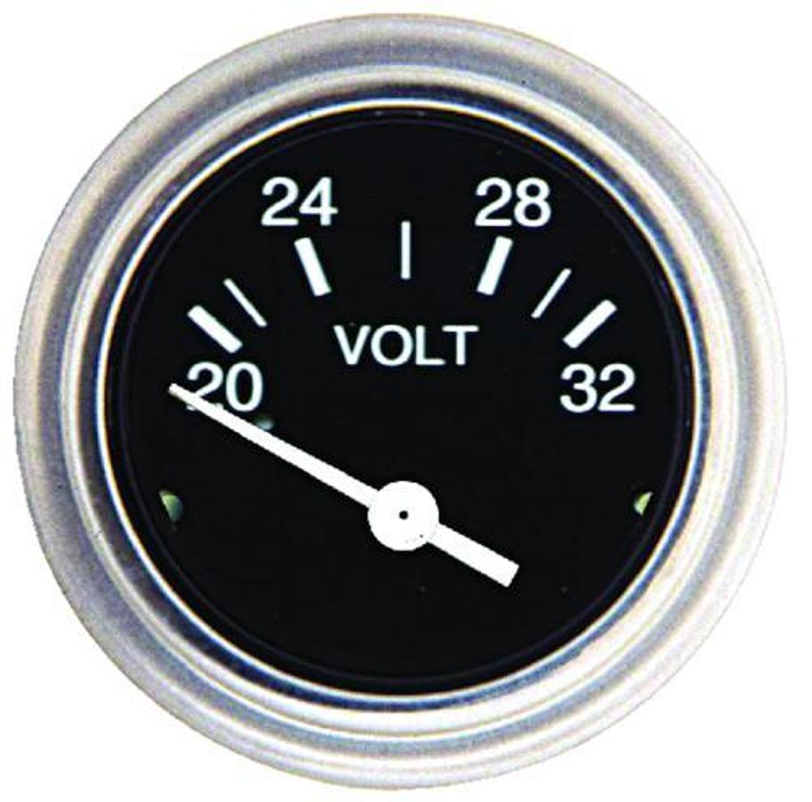 Heavy Duty 2in. Voltmeter - 20-32V