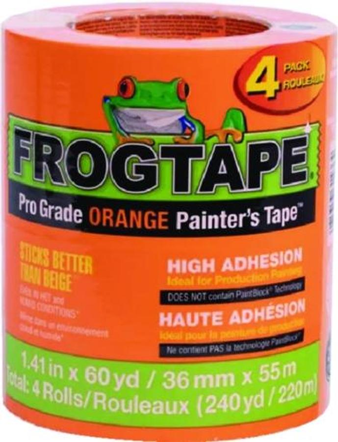 Frogtape Pro Grade Orange Painter's Tape - 1in. x 180ft. - Orange