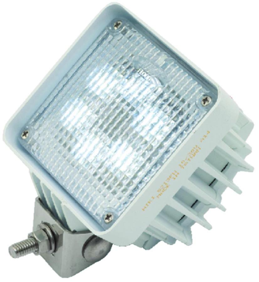 LED Flood Light - Square - 6 LEDs - 1000 Lumens - 4in. x 5in. 3 1/2in. - White