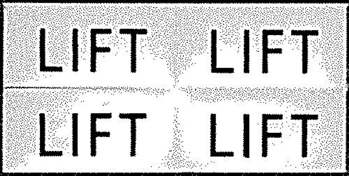 Set of 4 Lift Labels