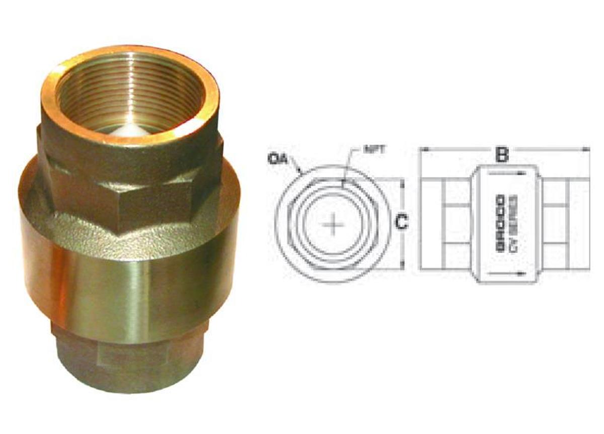 CV Series Check Valve - 1.2in. Pipe