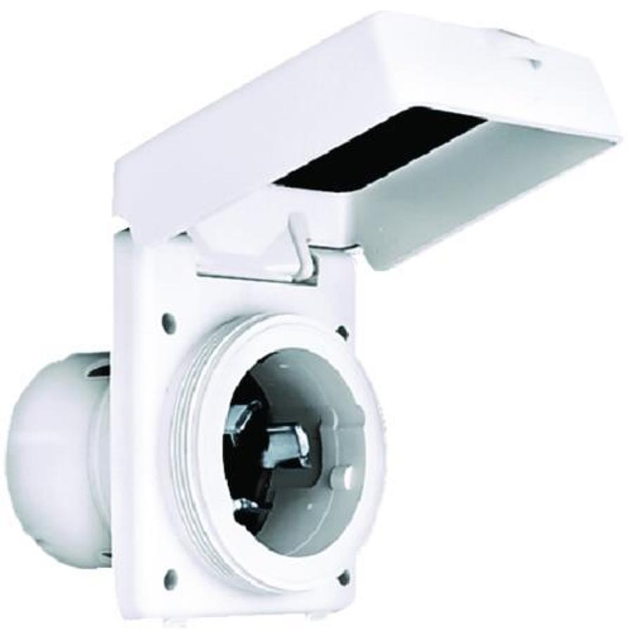 Non-Metallic 50A Shore Power - White