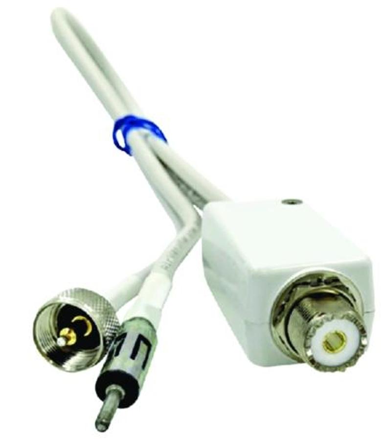 VHS/AIS/AM/FM Band Splitter - 3ft. - White