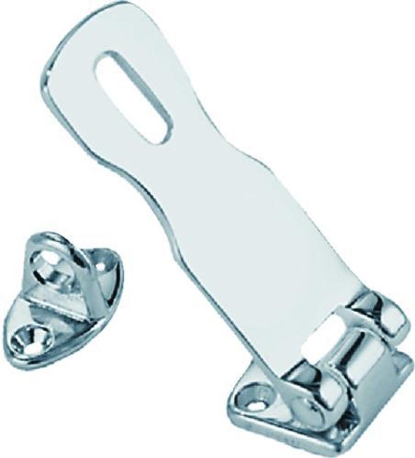 Hasp - 3 3/4in. x 1in. - Chrome Plated Zinc