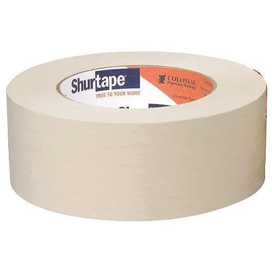 Colonial Premium Grade High Adhesion Masking Tape - 1in. x 180ft. - Natural