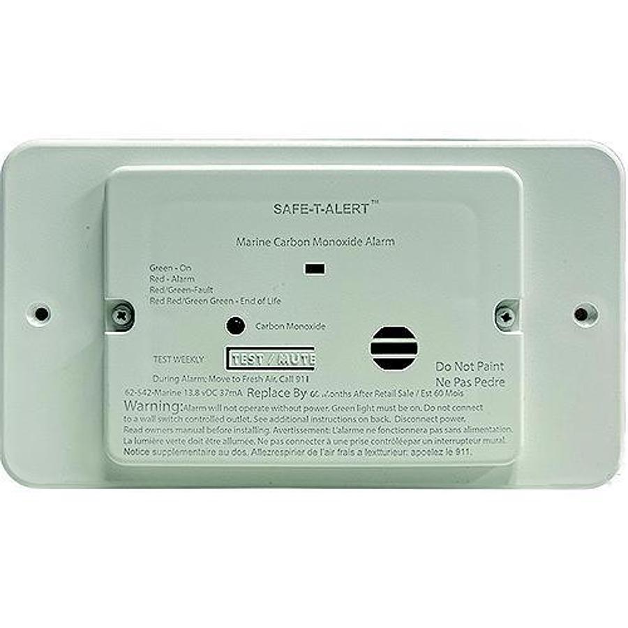 62 Series Mini Carbon Monoxide Alarm with Trim Ring