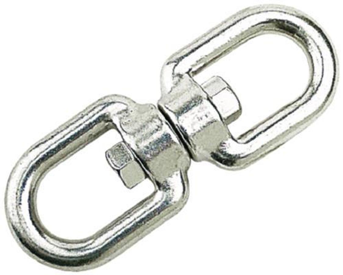 3/8in. Stainless Steel Eye & Eye Swivel - 4-5/8in. Long