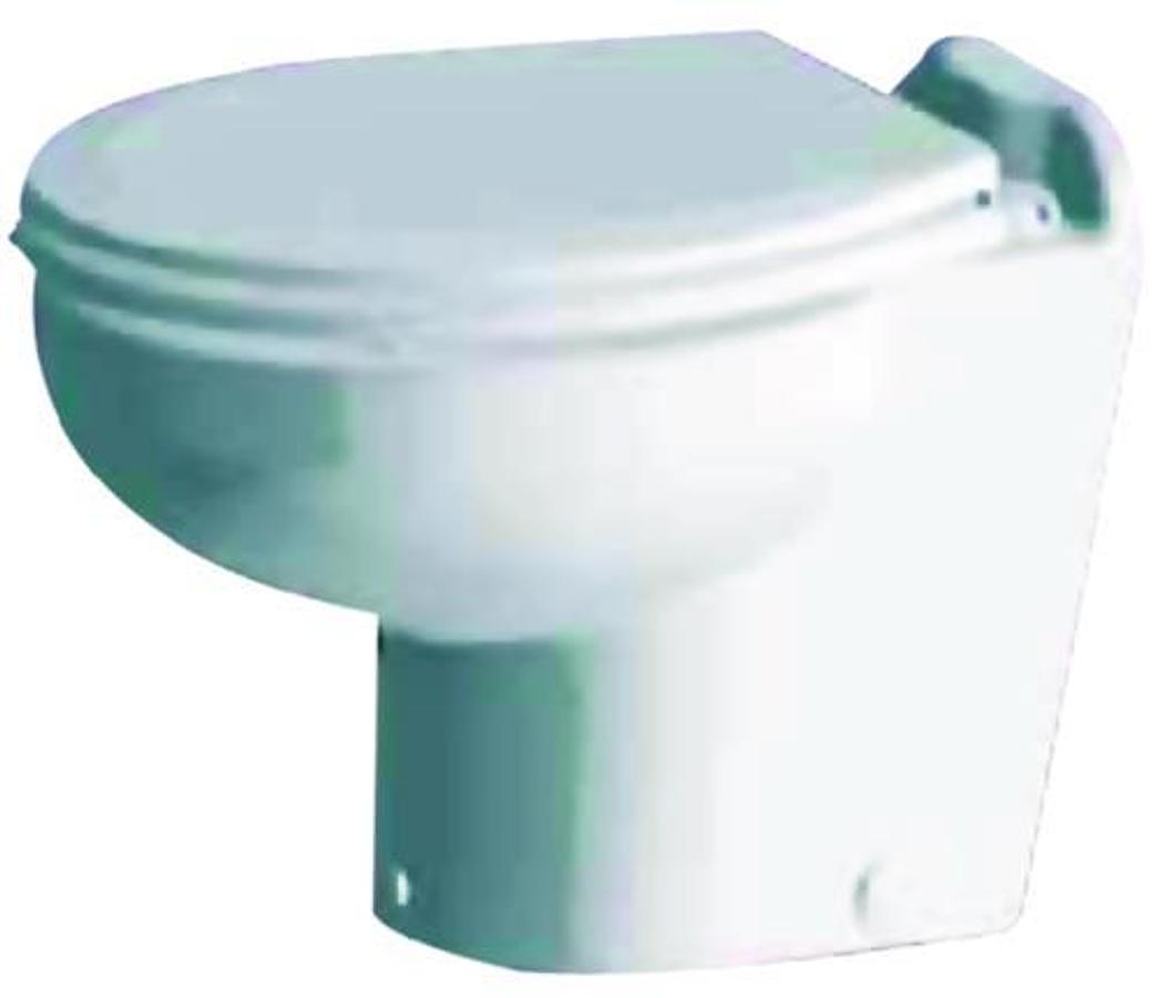 Marine Elegance Angle Back 12V Toilet - White