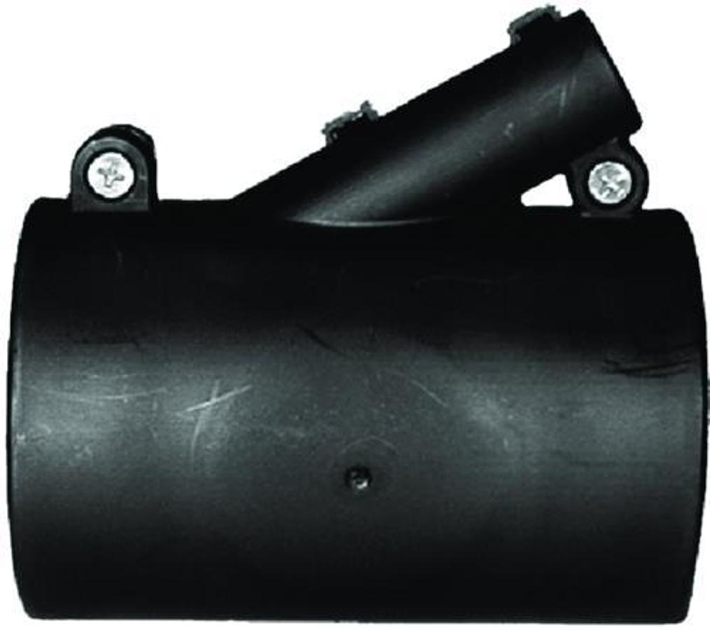 Rigging Flange with Fuel Hose Union - Black