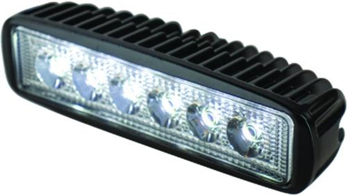 12/24V LED Cockpit Spreader Light - Black