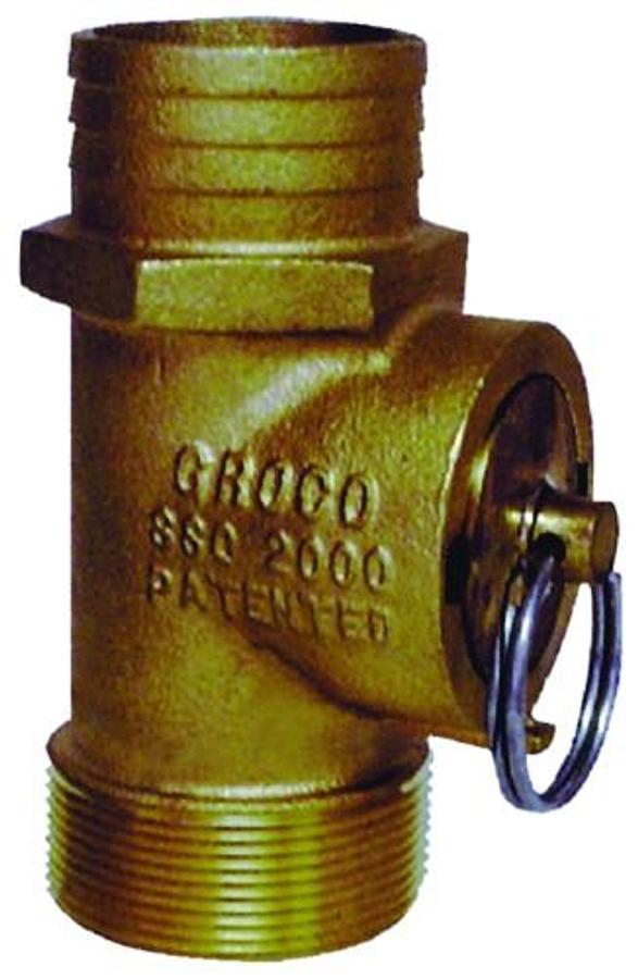 Bronze Engine Flush Kit and Safety Seacock Conversion - 1 1/4 NPT Pipe