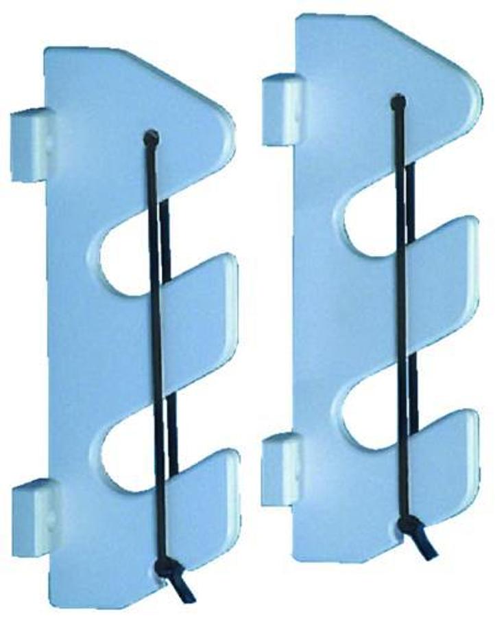Rod Holder with Bungee and Bracket - 2 Rods