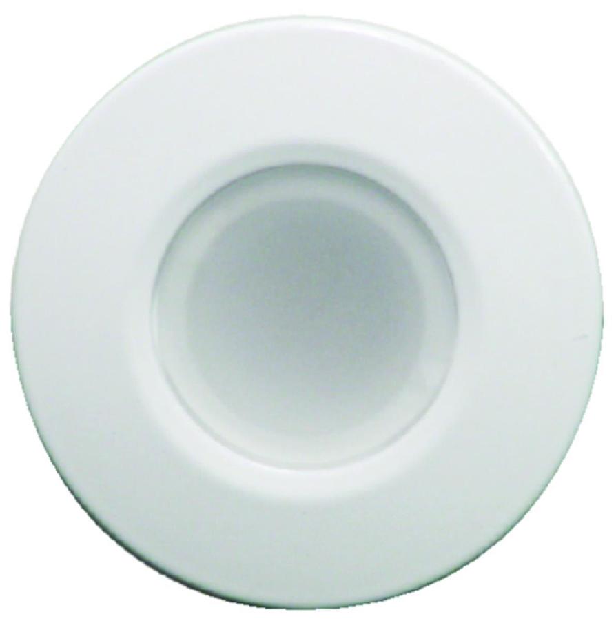 Orbit LED Down Light - White Bezel Housing - Flush Mount - 10-30V - White Dimming/Blue/Red
