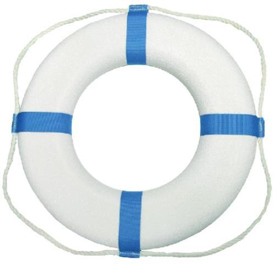 Decorate Ring Buoy - 25in. - White/Blue