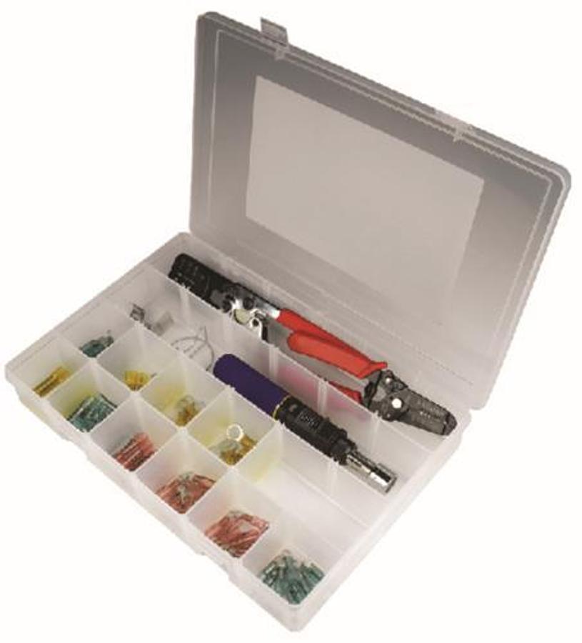 78 Piece Heat Shrink Terminal Kit with Tools