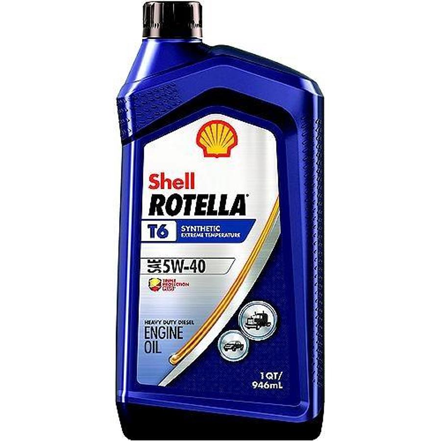 Rotella T6 Synthetic Heavy Duty Diesel Engine Oil - 5W-40 - 1qt.