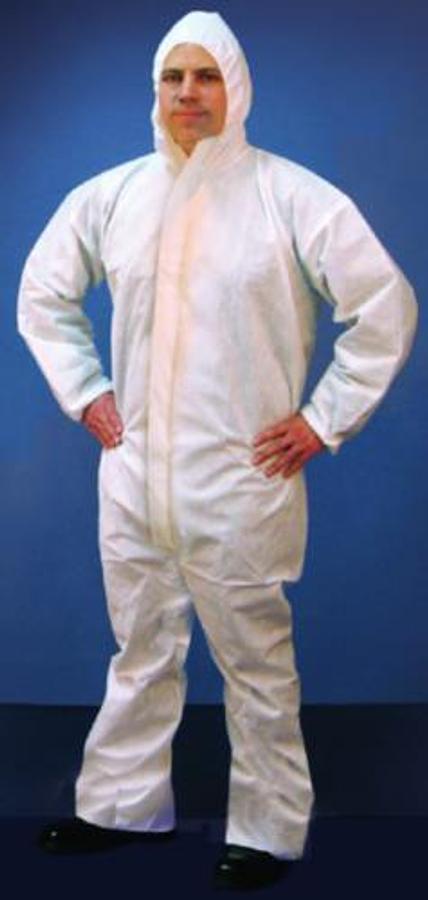 Microporous Disposable Coverall with Hood - L