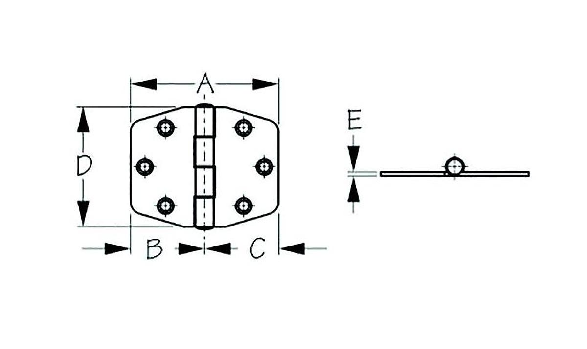 Dampening Heavy-Duty Hinge