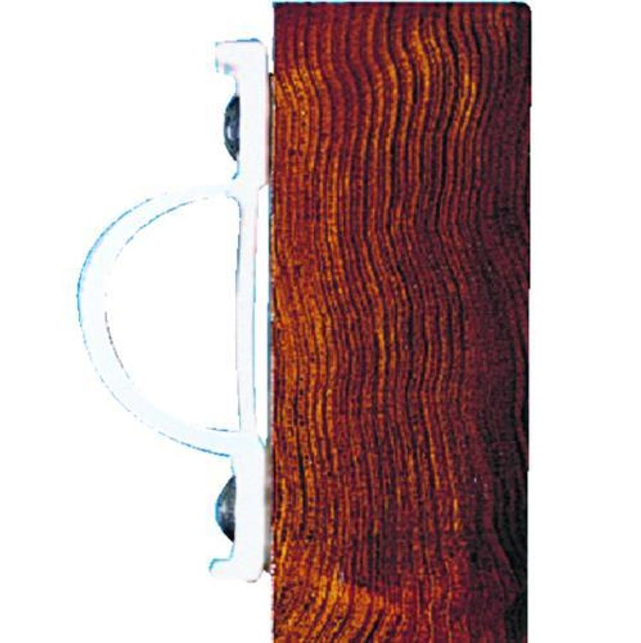 Standard D Profile Dock Bumper - 3 1/2in. x 1 1/2in. x 16ft. Roll - White