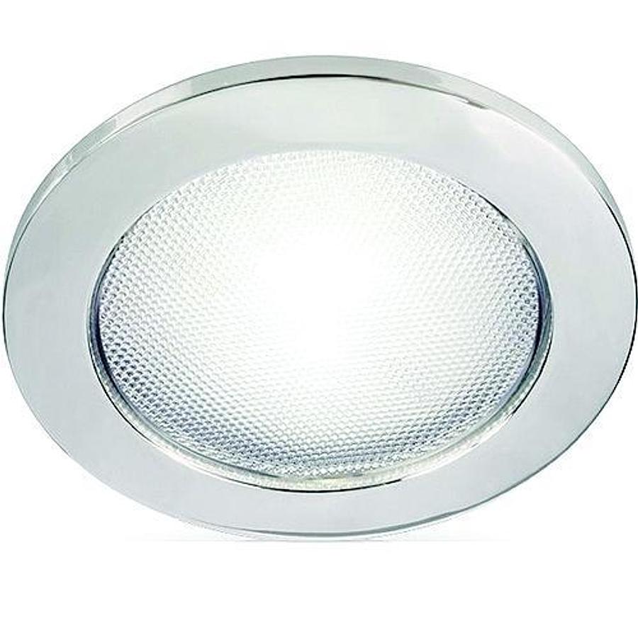 EuroLED Touch 150 Multivolt 9-33V DC Warm White Light - Polished Stainless Steel Rim