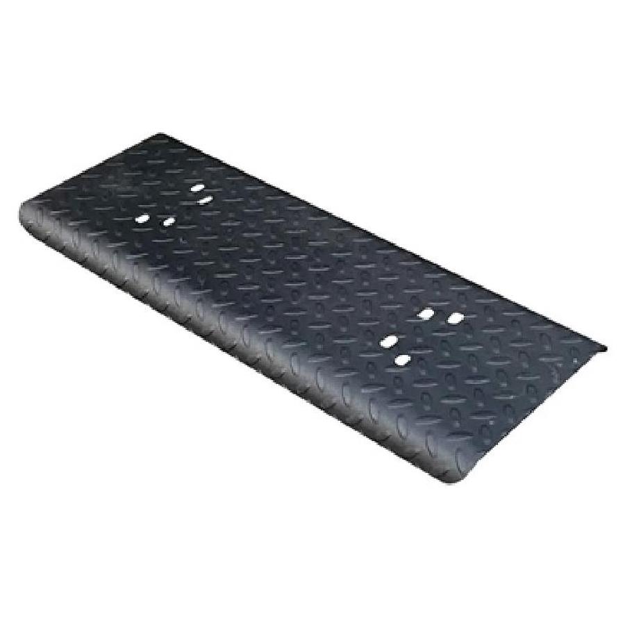 Trailer Tongue Step Pad fits 2x3in. or 3x3in. Rails - 24in.x9in. - Black
