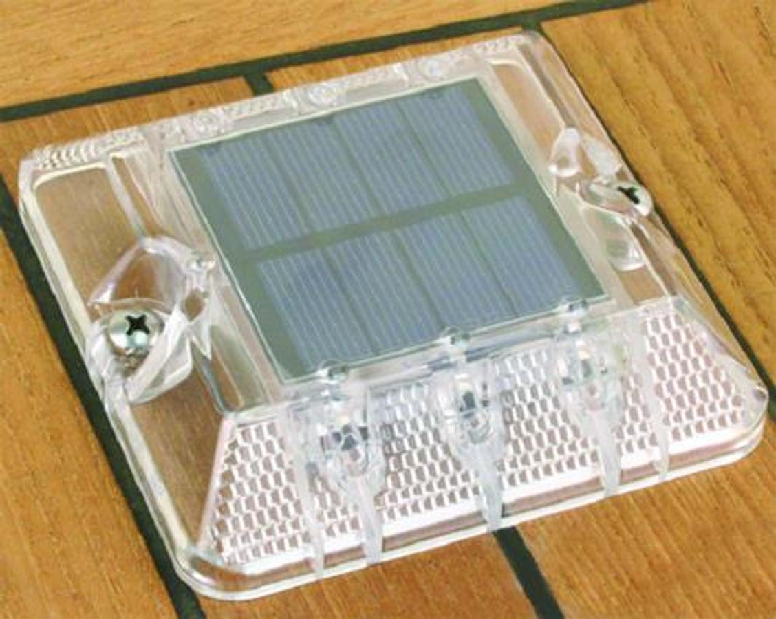 LED Solar Powered Dock Light - Cool White