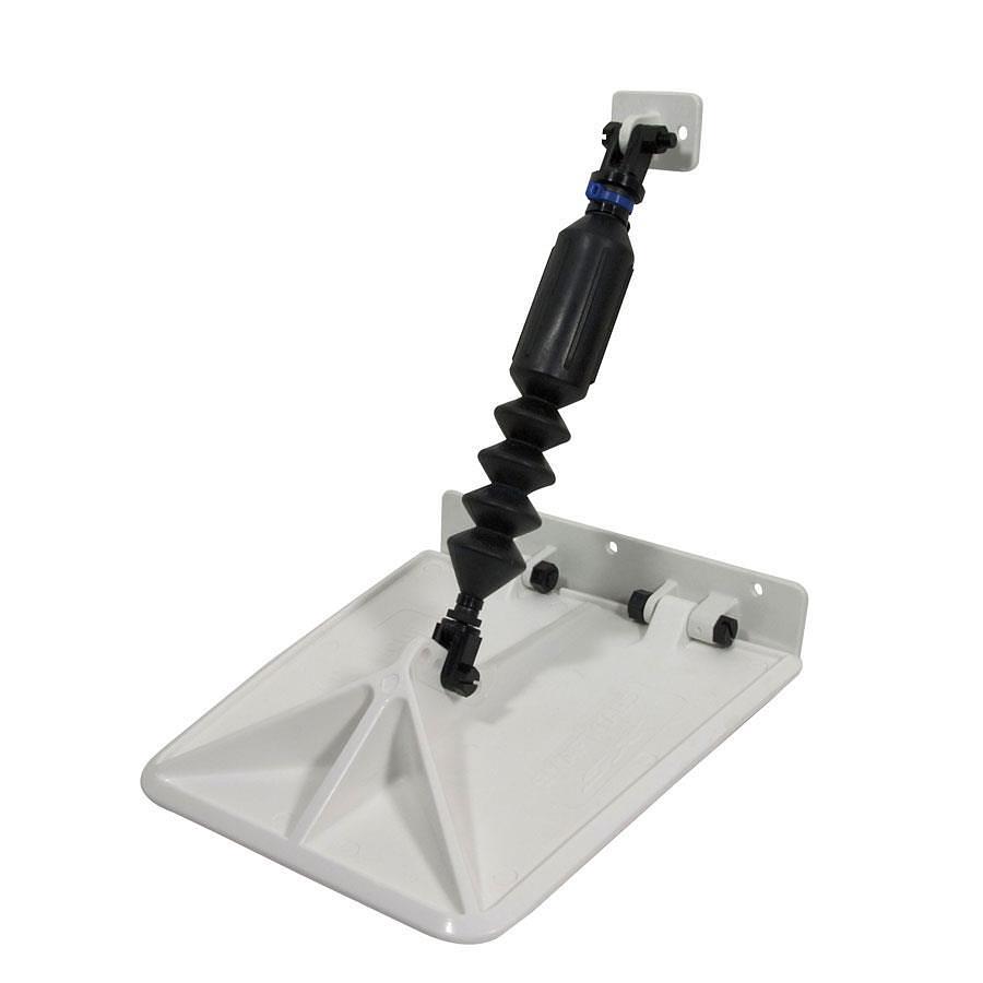 White SX Composite Smart Tabs w/ 40lbs. Actuator - 9.5in. x 10in. - 12ft.-16ft. Boat