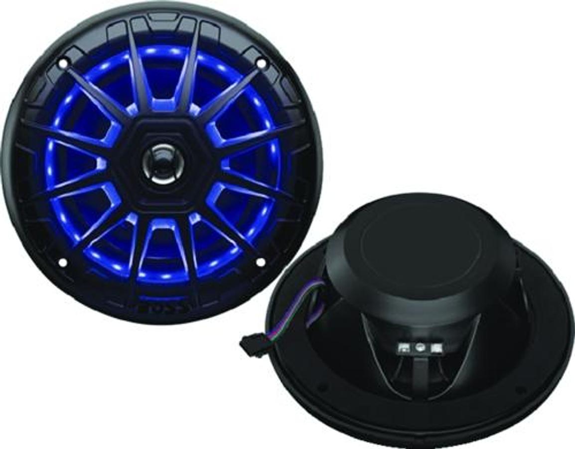 2-Way Full Range Speakers with LED Lights -  6-1/2in.