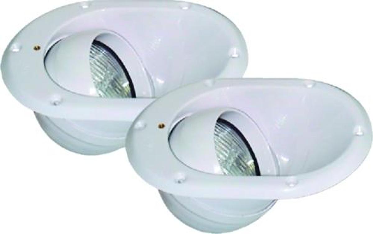 Heavy Duty 12V Docking Light Set - 30000 CP Bulb - White