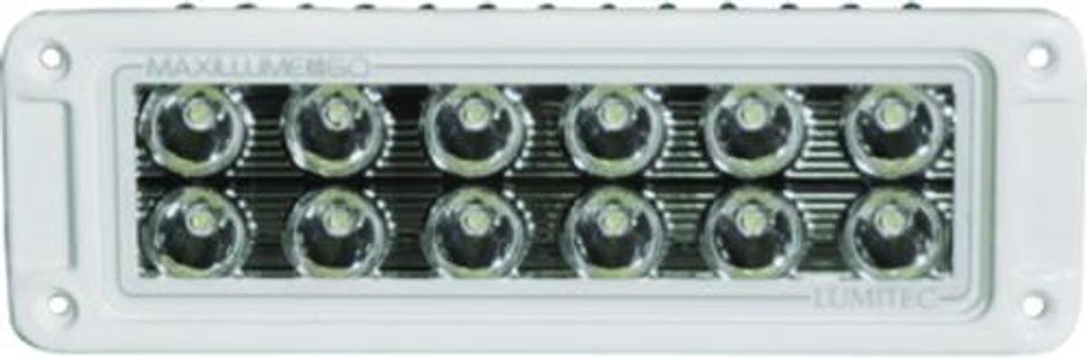 Maxillume H60 Flood Light - Flush Mt. - White - 2-3/4in H x 8-1/4in W - 10-30V