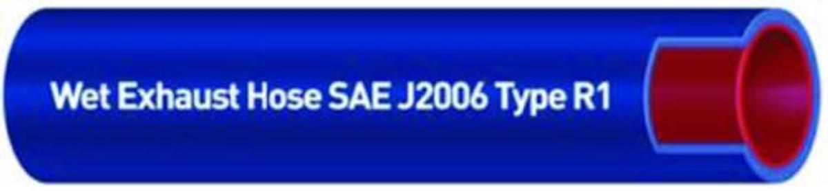 Series 202 Blue Nautiflex Silicone Exhaust Hose - 5in. x 3ft.