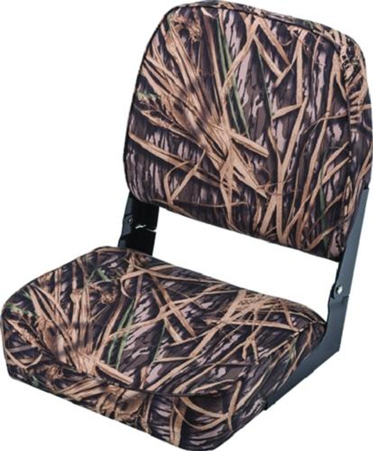 Camouflage Fold-Down Seat - Mossy Oak Shadowgrass Blades