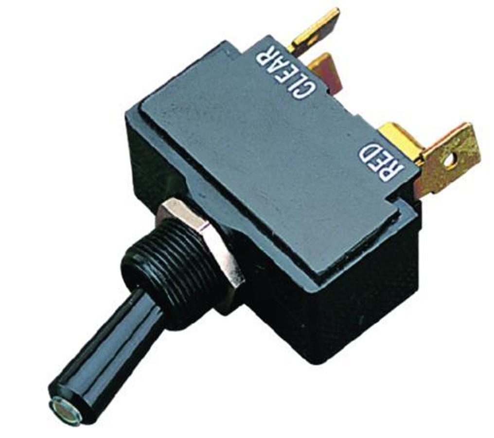 SPDT (On)/Off/On Toggle Switch w/ Light Tip