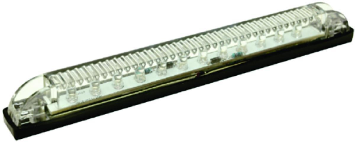 LED Underwater Strip Light - 12 LEDs - 24 Lumens - 8in. L x 1/2in. W - Red