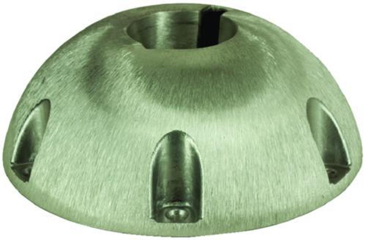 Taper-Lock Round Surface Mount Base - 9in. - Satin Finish