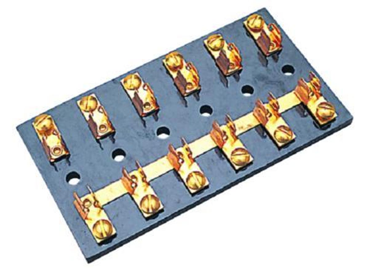 Fuse Block with Bus Bar - 6 Terminals