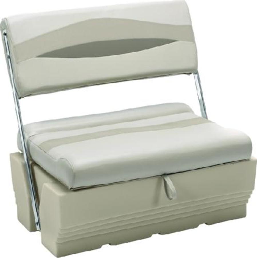 Premier Pontoon Flip Flop Seat With Base - Stone/Mocha Java/Khaki