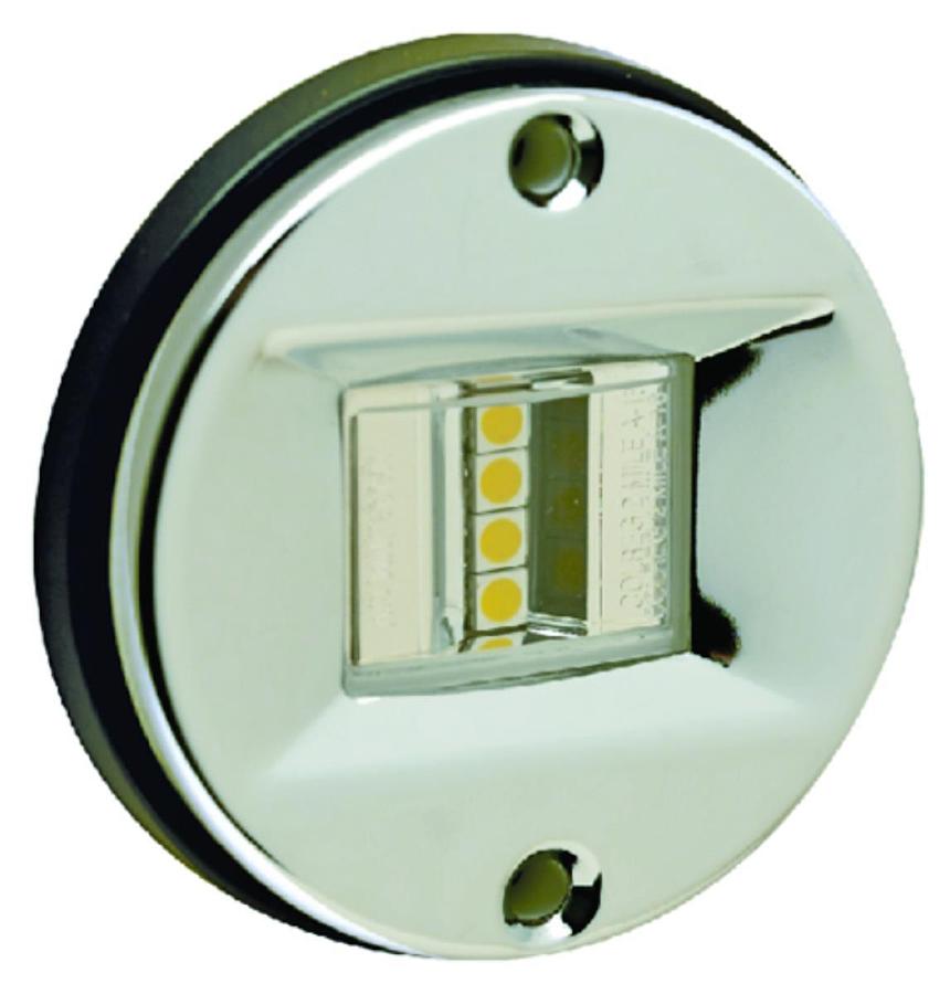 LED Transom Light - #8 Fastener - 3in. Diameter