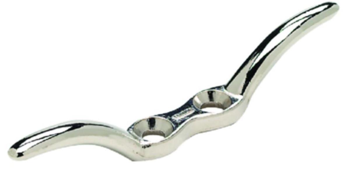 Tie-Down Cleat - 4-7/16in.L x 7/8in.H - 1-9/16in.L Base - #10 Fastener