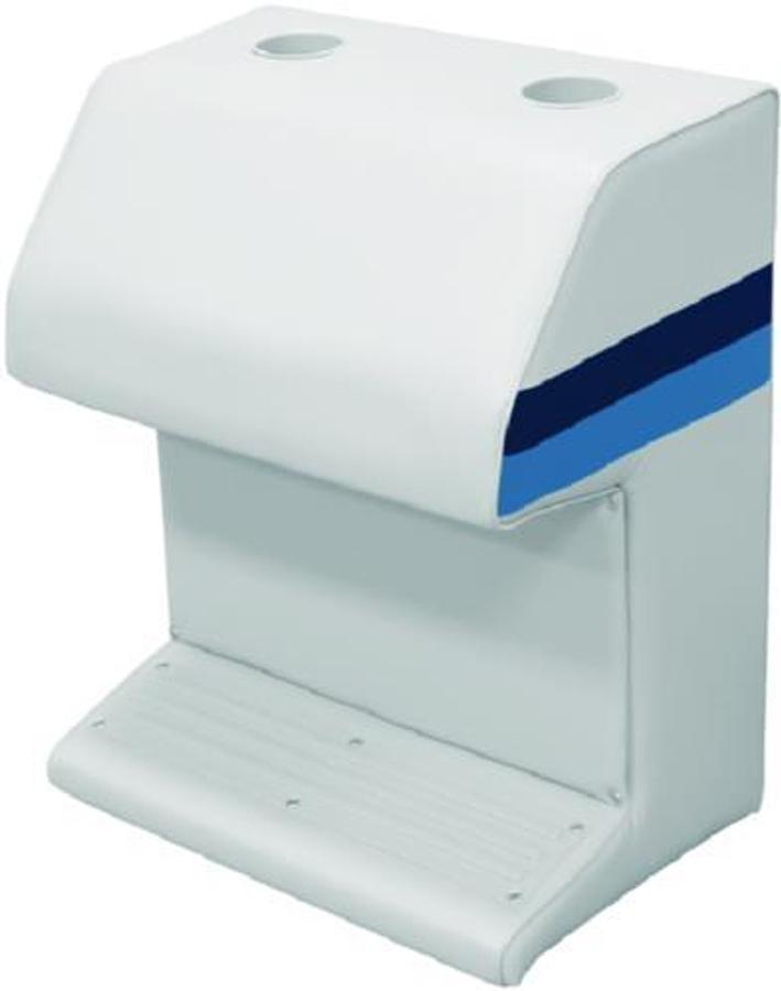 Deluxe Pontoon Captains Stand - White/Navy/Blue