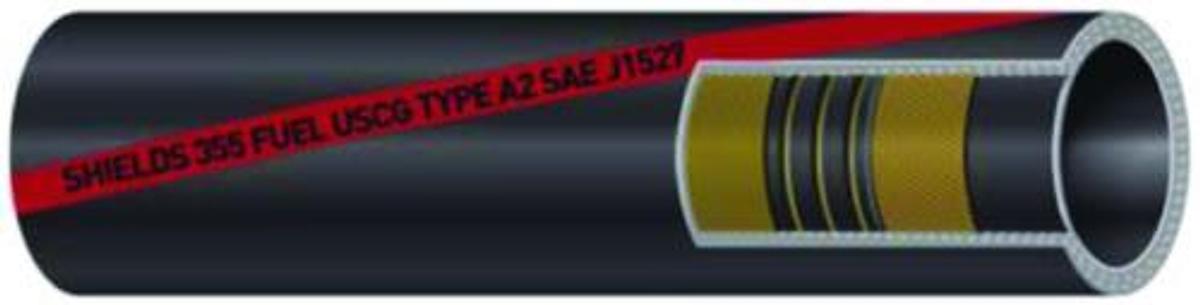 Series 355 Type A2 Fuel Fill Hose - 1-1/2in. x 50ft. Coil