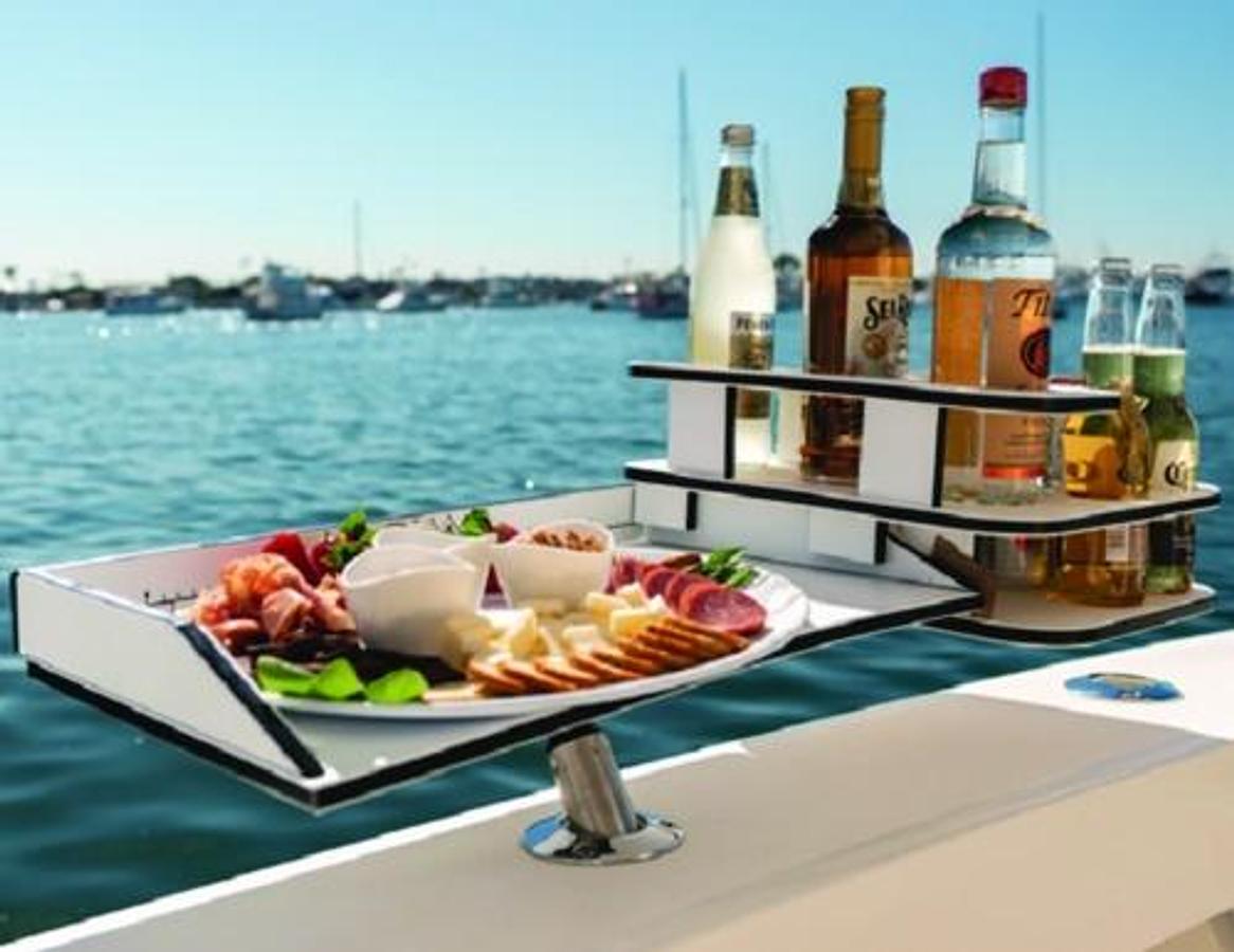 Square Double Stack Side Caddy