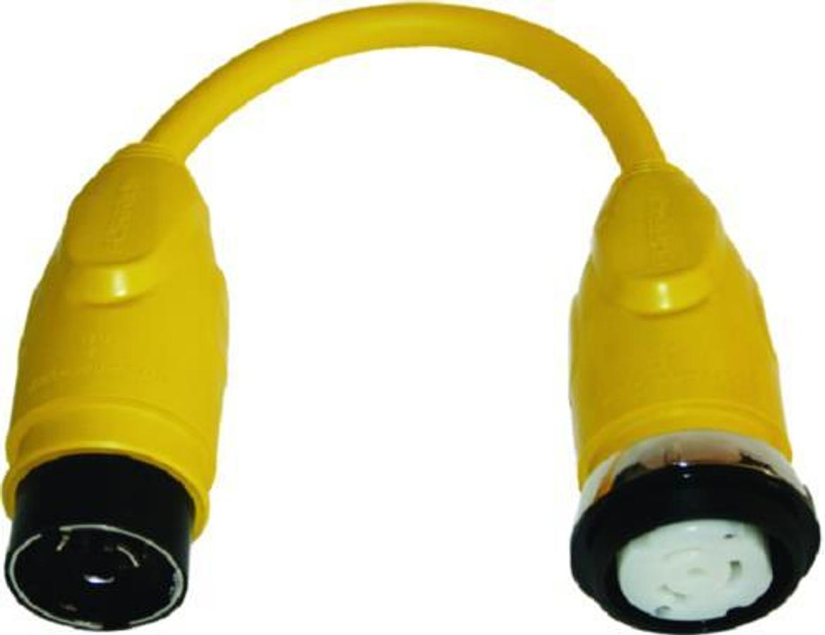 Intelligent LED Pigtail Adapters - 50A Female to 50A Male