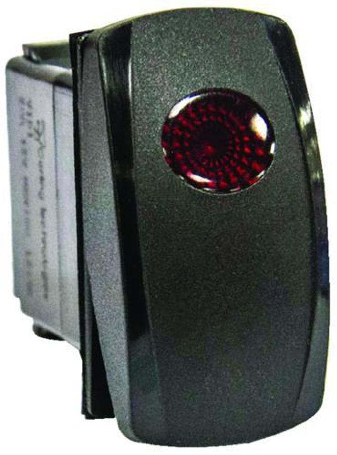 Illuminated Weather Resistant On/Off/On Contura V Rocker Switch - SPDT