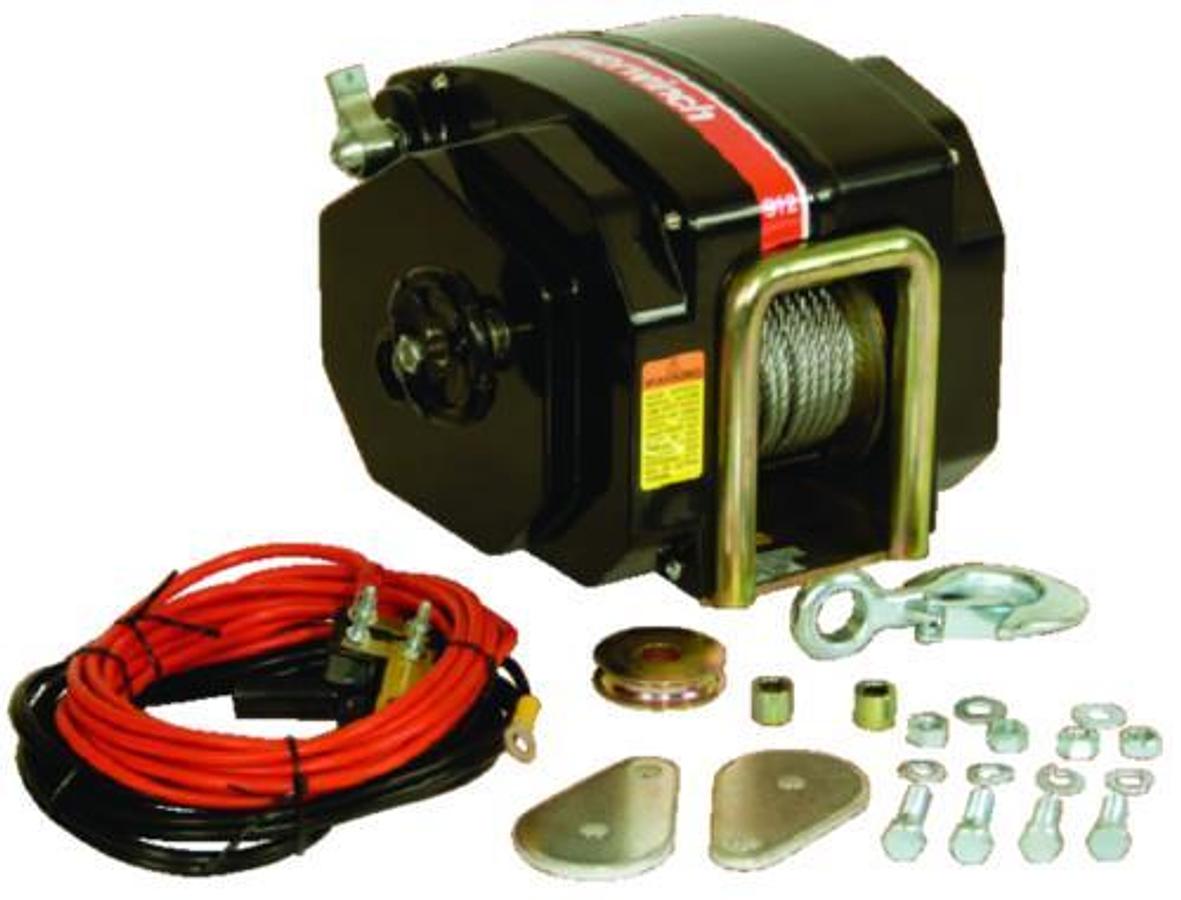 Electric Trailer Winch - Single: 4000 lbs./Double: 7500 lbs.